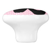 Bouton de meubles de pantoufles de ballet de noir (Côté)