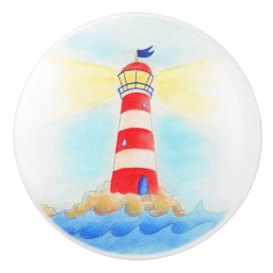 Bouton de phare d'aquarelle