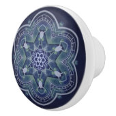 Bouton de placard de cuisine ~ Kal Tuscan Knob Blu (Droite)