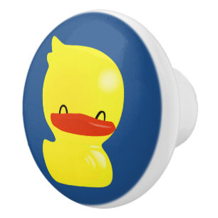 Bouton de porte bleu canard super mignon