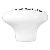 Bouton de porte de tiroir personnalisé blanc (Côté)