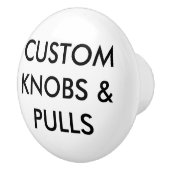 Bouton de porte de tiroir personnalisé blanc (Droite)