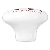 Bouton De Porte En Céramique 3 Meerkats debats Thunder_Cove (Côté)