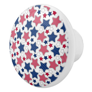 Bouton De Porte En Céramique 4 juillet