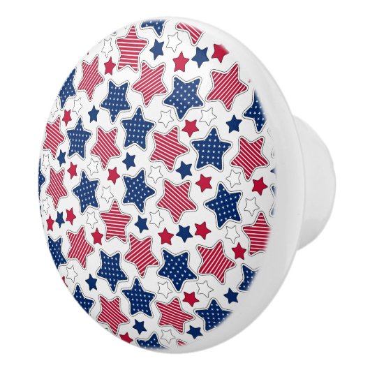 Bouton De Porte En Céramique 4 juillet (Droite)