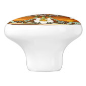 Bouton De Porte En Céramique Abee Art nouveau (Côté)