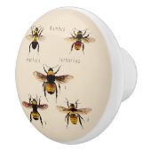 Bouton De Porte En Céramique Abeilles Vintages (Droite)
