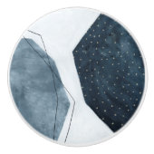 Bouton De Porte En Céramique Abstraction adjacente (Devant)