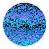 Bouton De Porte En Céramique Abstrait (Devant)