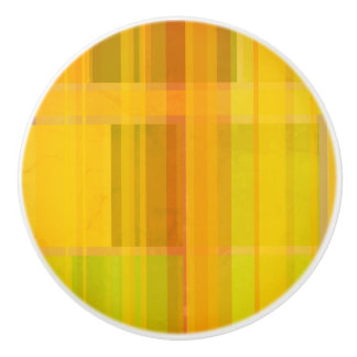 Bouton De Porte En Céramique Abstrait moderne | Couleurs d'agrumes colorées