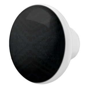 Bouton De Porte En Céramique Acceptation Texture géométrique foncée