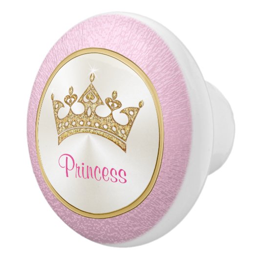 Bouton De Porte En Céramique Accessoires de chambre Princess, noeuds Princess (Droite)