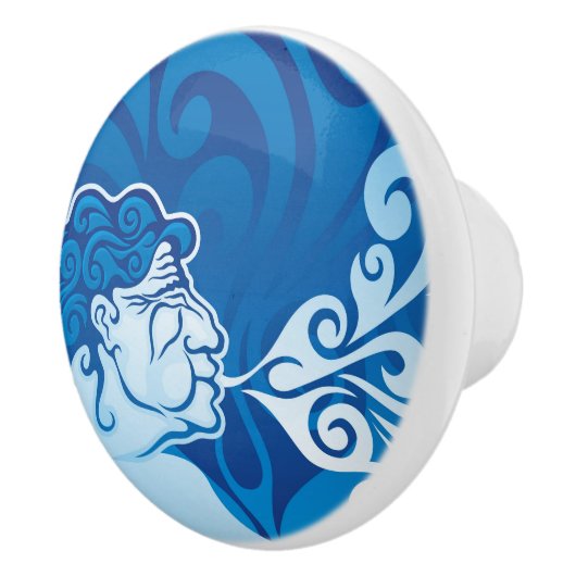 Bouton De Porte En Céramique Aeolus (Droite)