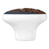 Bouton De Porte En Céramique Aigle à drapeau américain (Côté)