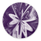 Bouton De Porte En Céramique ailes papillon (Devant)