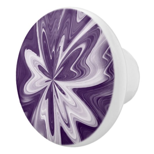 Bouton De Porte En Céramique ailes papillon (Droite)