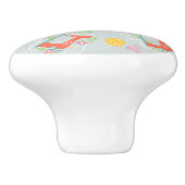 Bouton De Porte En Céramique Aimer Machine à coudre gris (Côté)