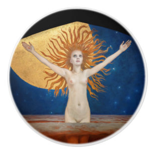 Bouton De Porte En Céramique Akseli Gallen-Kallela - Ad Astra