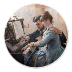 Bouton De Porte En Céramique Albert Edelfeel - Jouer au piano