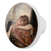 Bouton De Porte En Céramique Albert Edelfeel - La Parisienne / Virginie (Droite)