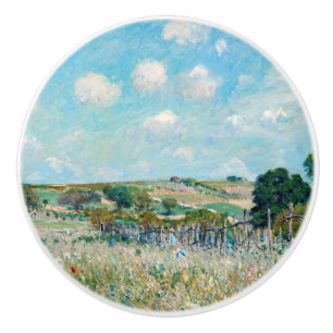 Bouton De Porte En Céramique Alfred Sisley - Le pré