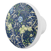 Bouton De Porte En Céramique Algues (par William Morris) (Droite)