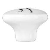 Bouton De Porte En Céramique Alien UFO Thunder_Cove (Côté)