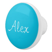 Bouton De Porte En Céramique Allant Aqua (Droite)