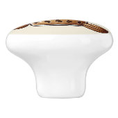 Bouton De Porte En Céramique Amateurs de café glacé (Côté)