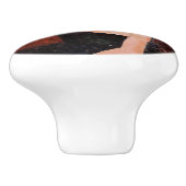 Bouton De Porte En Céramique Amedeo Modigliani - Robe de soirée pour filles rou (Côté)