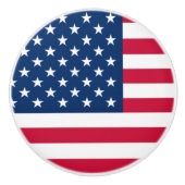 Bouton De Porte En Céramique American Flag Ceramic Knob (Devant)