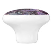 Bouton De Porte En Céramique Améthyste (Côté)