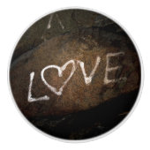 BOUTON DE PORTE EN CÉRAMIQUE AMOUR (Devant)