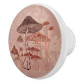 Bouton De Porte En Céramique Amour des champignons (Droite)