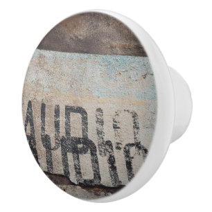 Bouton De Porte En Céramique Amoureux de musique audiophile au style loft urbai