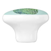 Bouton De Porte En Céramique Ananas d'aquarelle (Côté)