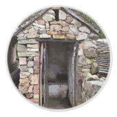 BOUTON DE PORTE EN CÉRAMIQUE ANCIENNE ANGLETERRE (Devant)