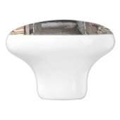 BOUTON DE PORTE EN CÉRAMIQUE ANCIENNE ANGLETERRE (Côté)