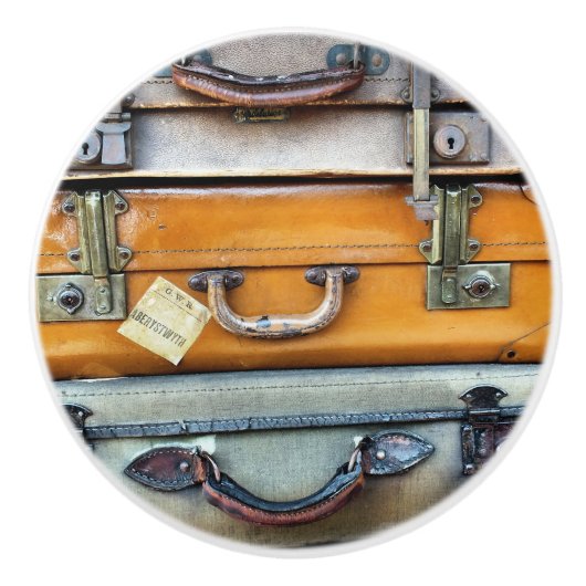 BOUTON DE PORTE EN CÉRAMIQUE ANCIENNE ANGLETERRE (Devant)