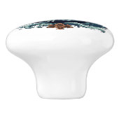 Bouton De Porte En Céramique Ancre (Côté)