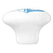 Bouton De Porte En Céramique Ancre (Côté)