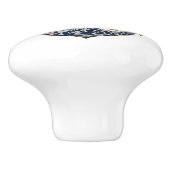 Bouton De Porte En Céramique Ancre (Côté)