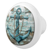 Bouton De Porte En Céramique Ancre (Droite)