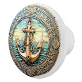 Bouton De Porte En Céramique Ancres Aweigh (Droite)