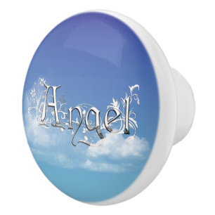 Bouton De Porte En Céramique Angel