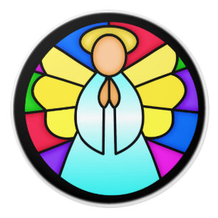 Bouton De Porte En Céramique Angel Ceramic Knob