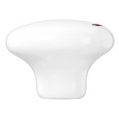Bouton De Porte En Céramique Angry Elf white ceramic knob (Côté)
