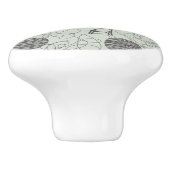 Bouton De Porte En Céramique animaux 1 de safari (Côté)