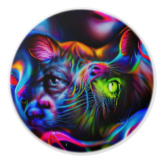 Bouton De Porte En Céramique Anthrophobie