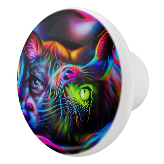 Bouton De Porte En Céramique Anthrophobie (Droite)